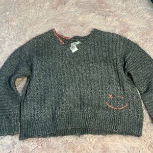 Vintage Havana Winking Sweater